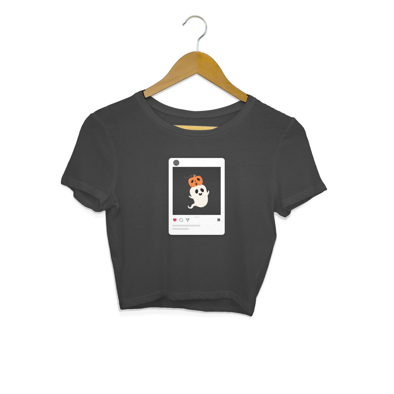 Cute Halloween Ghost - Women's crop top
