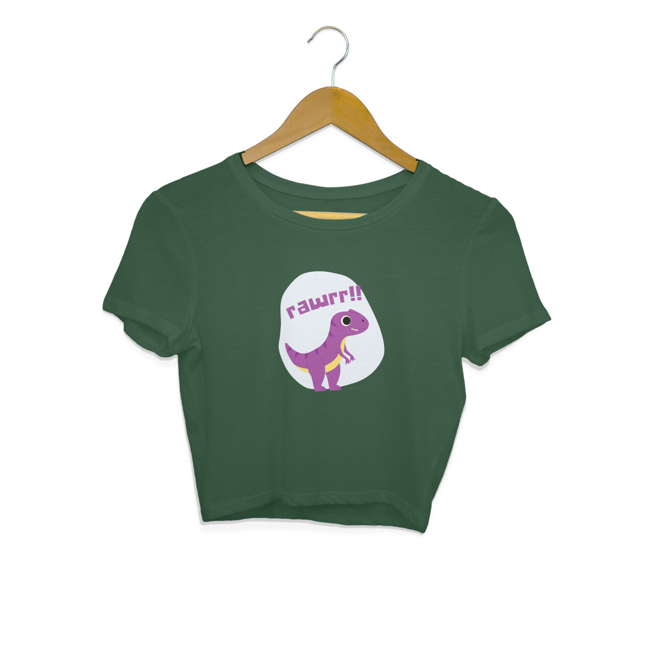 Cute Dino - Women's crop tops