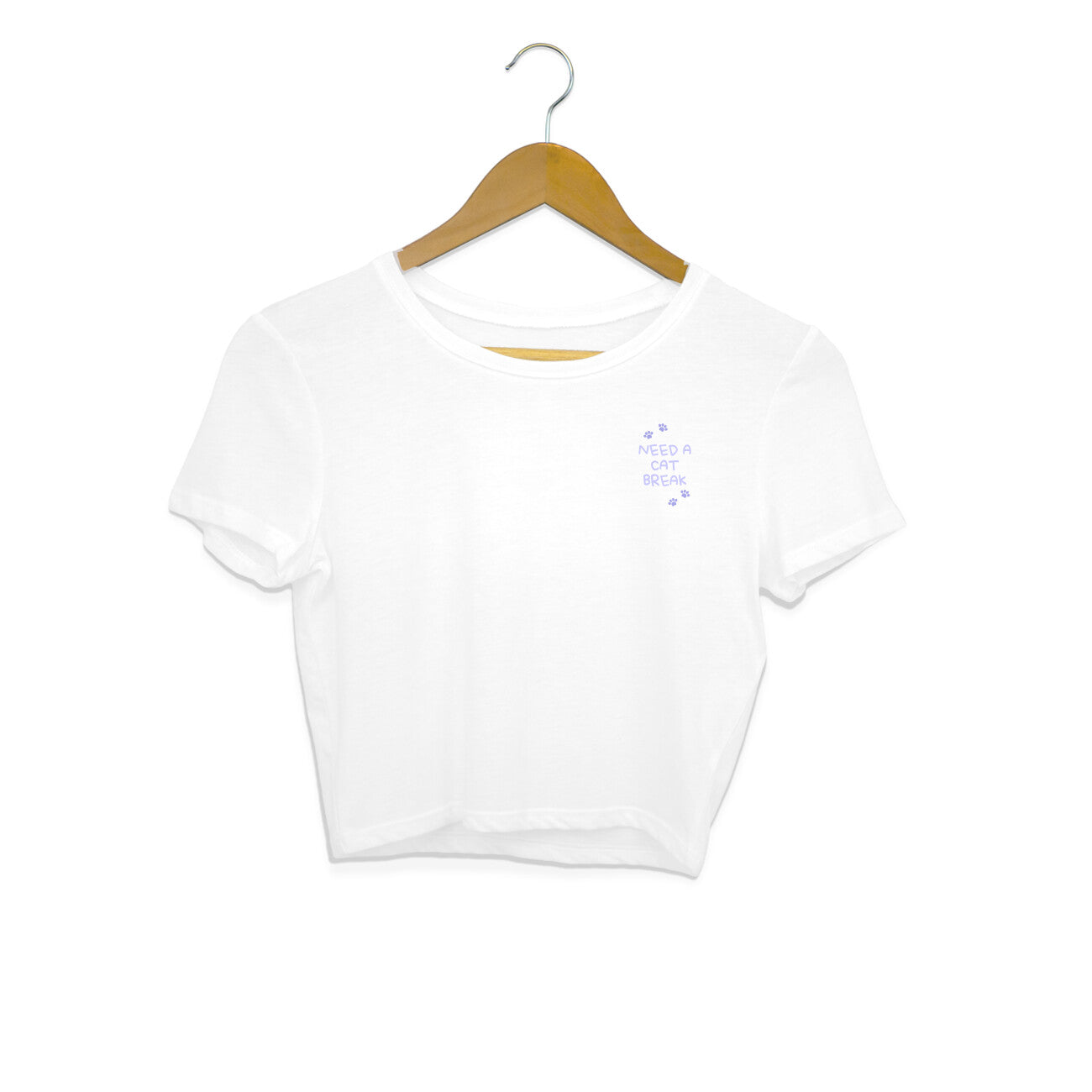 Need a cat break - Women's crop tops