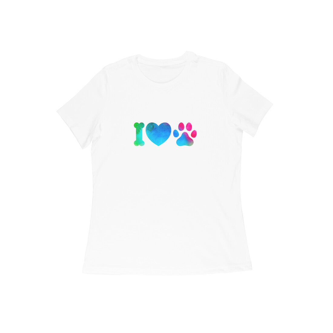 I love Paws - Women's T-shirts