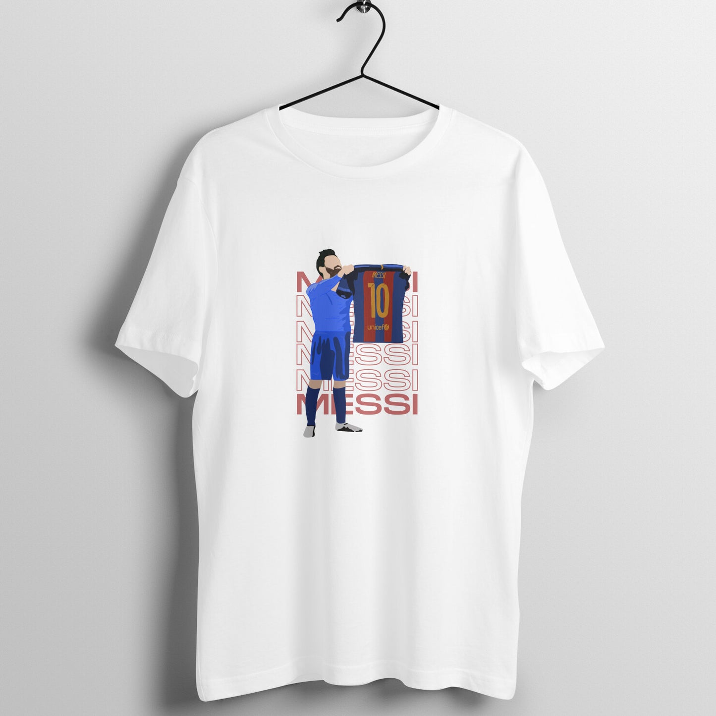 Messi holding shirt - Men's T-shirts