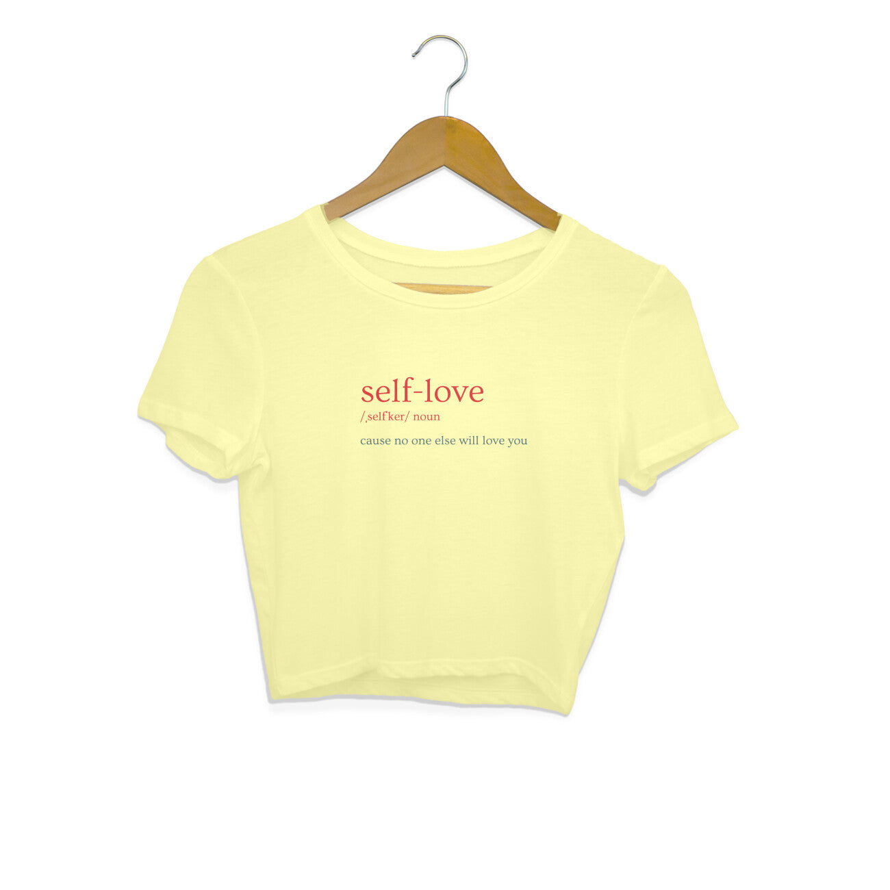 Self love - Women's crop tops