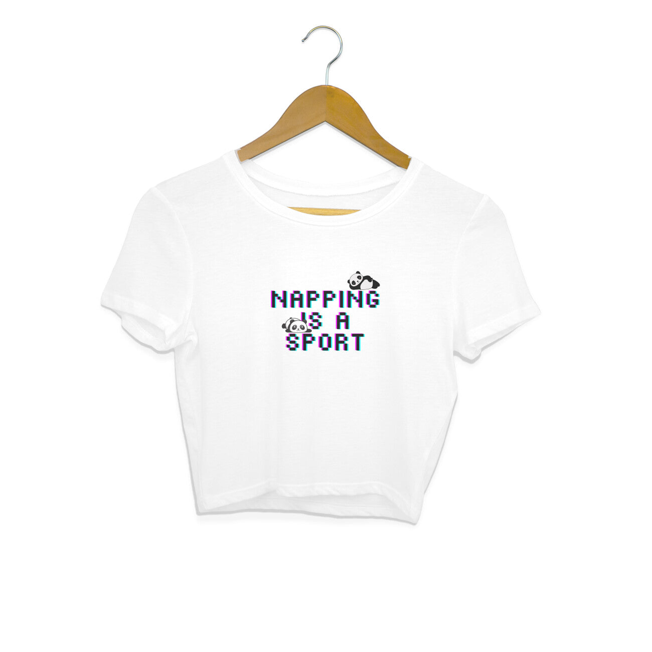 Napping is a sport - Women's crop tops