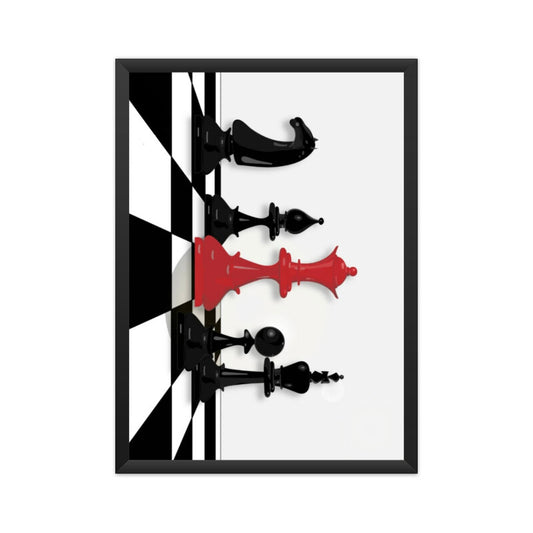 Chess - Framed Poster art